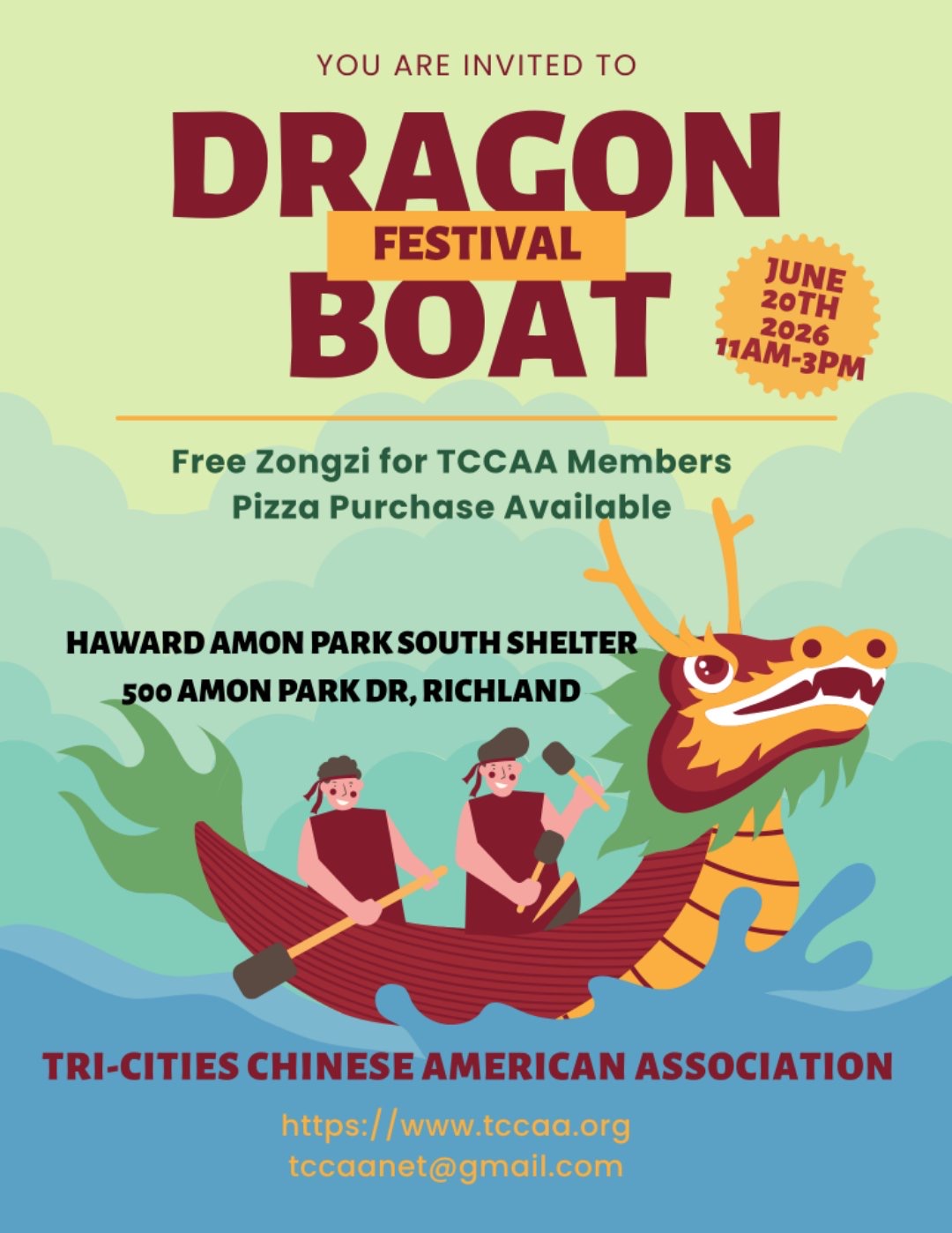 2026 Dragon Boat Festival Flyer - English